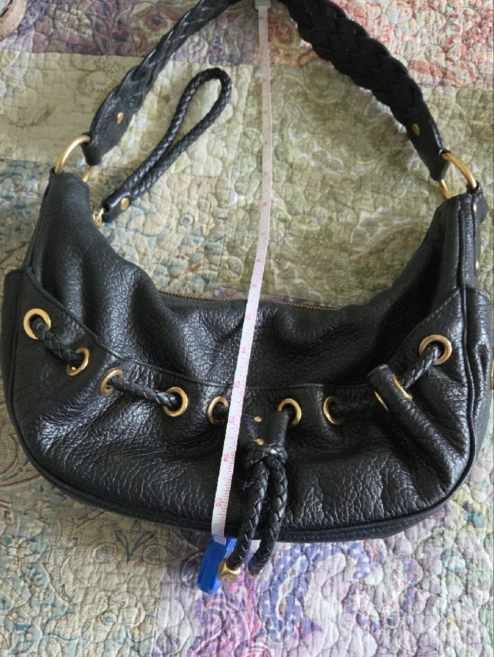 Black Drawstring Shoulder Bag & Gray Leather Tote - Set of Two Michael Kors Bags - Picture 15 of 15